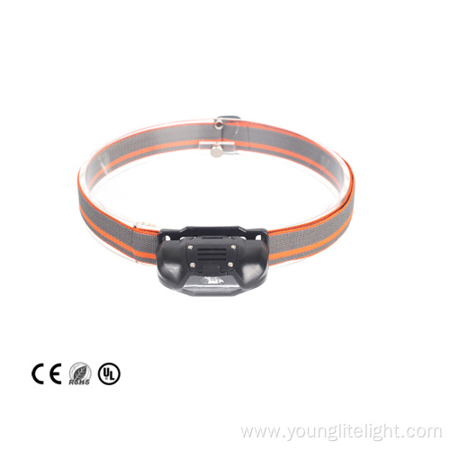 AA battery cheap LED headlamp for running fishing